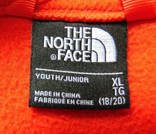 The North Face Storm Jacket Youth XL Fixed Hood Removable Fleece Lining Red - Picture 10 of 12