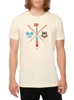 The Simpsons Fight And Bite Itchy & Scratchy T-shirt The Simpsons Fight And Bite Itchy & Scratchy T-shirt