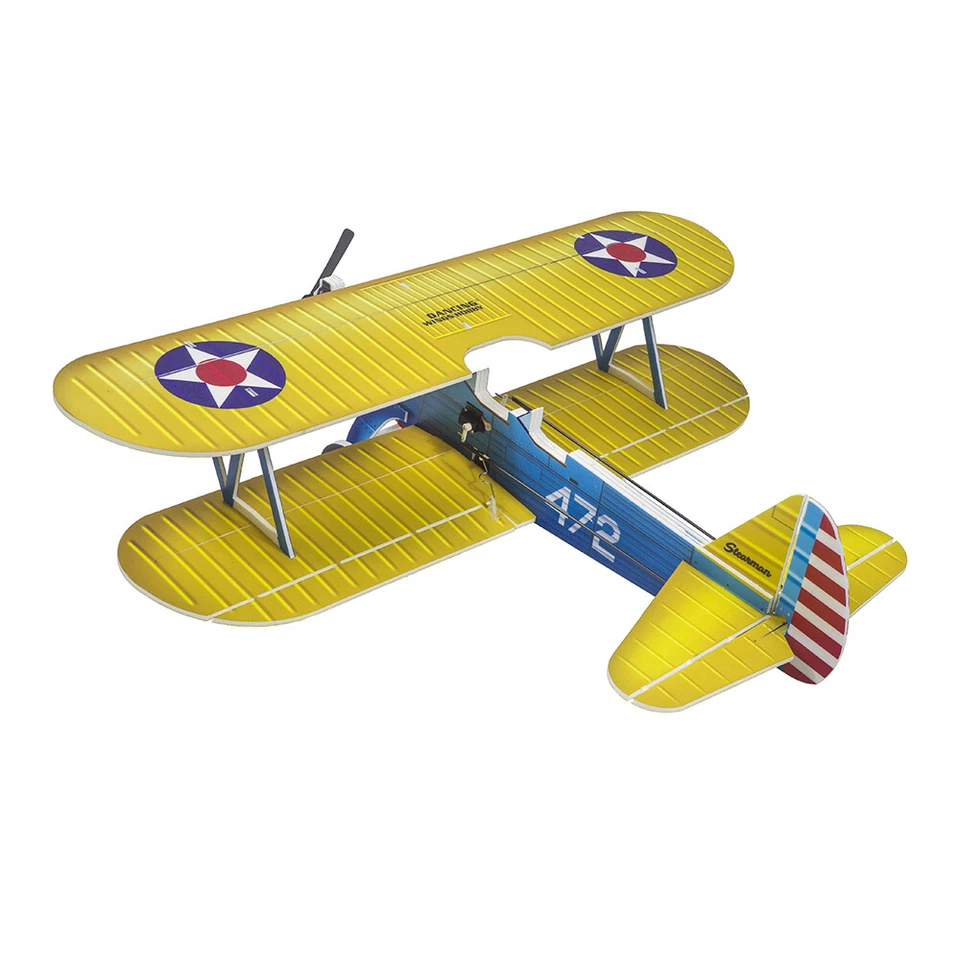 Boeing-Stearman PT-17 Kaydet, 450mm Indoor-Flieger, PNP-Version - Bild 4 von 4