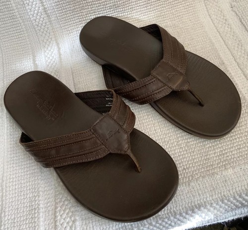 Tommy Bahama Brown Leather Mayaguana 