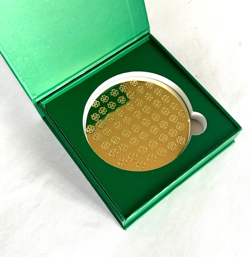 LAMER Golden Round Compact Mirror -NEW in box. GREAT GIFT! - Picture 4 of 16