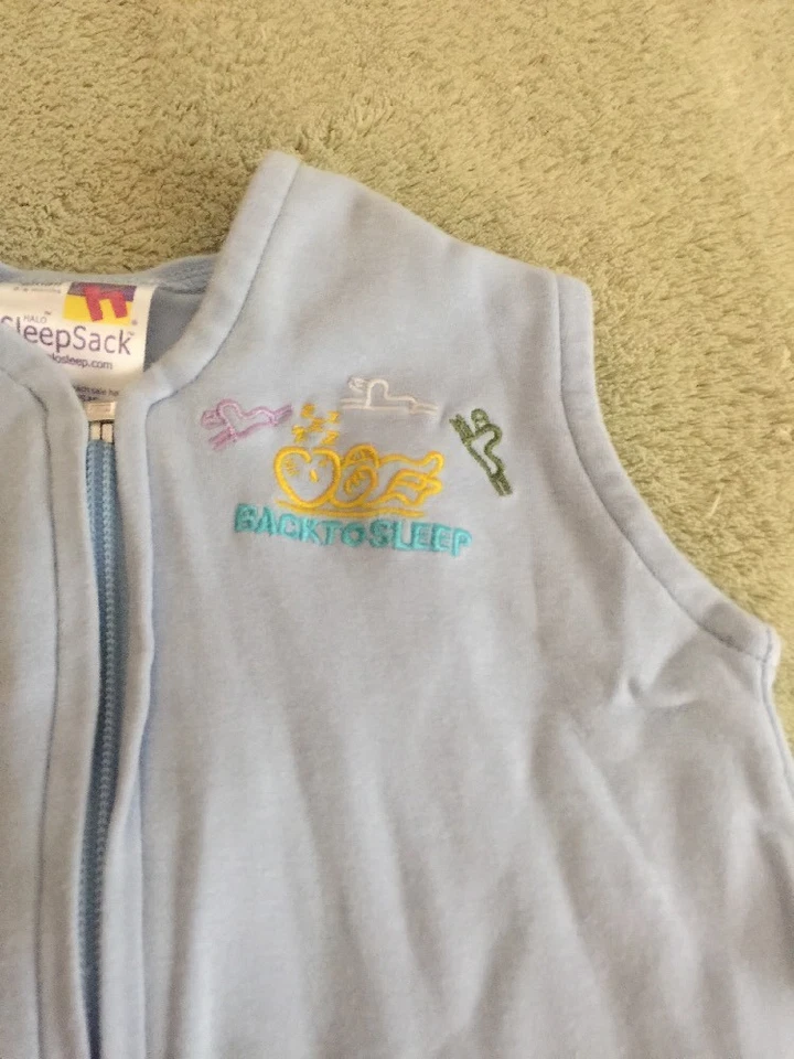 HALO SleepSack Wearable Blanket Boys Blue SMALL 0-6 Months - Image 2 of 4