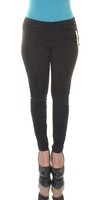 American Rag Side-laced Skinny Pants With Faux-suede Front Size 5 on sale American Rag Side-laced Skinny Pants With Faux-suede Front Size 5 on sale