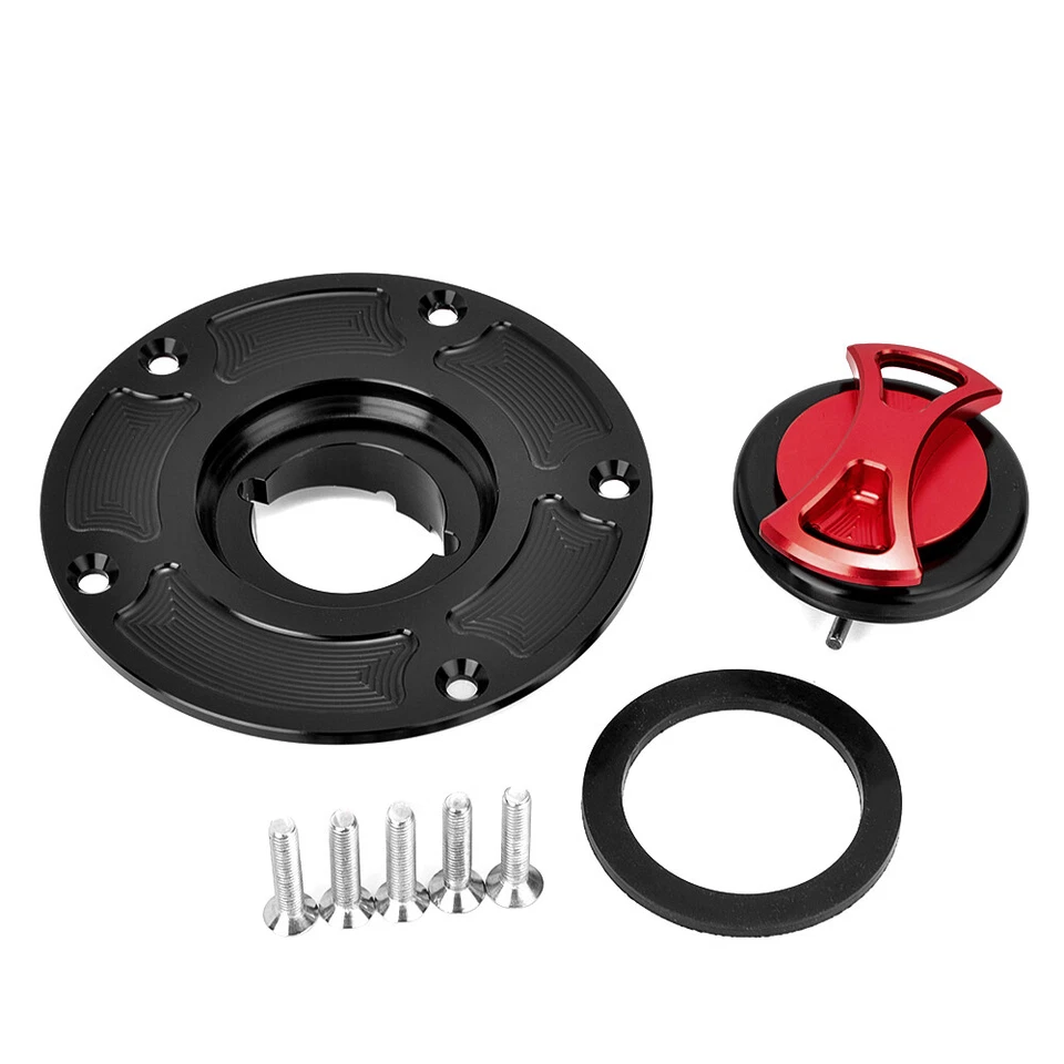 For Ducati Panigale 899 959 1199 1299 Motorcycle CNC Fuel Gas Tank Cap Cover Foto 3 de 4