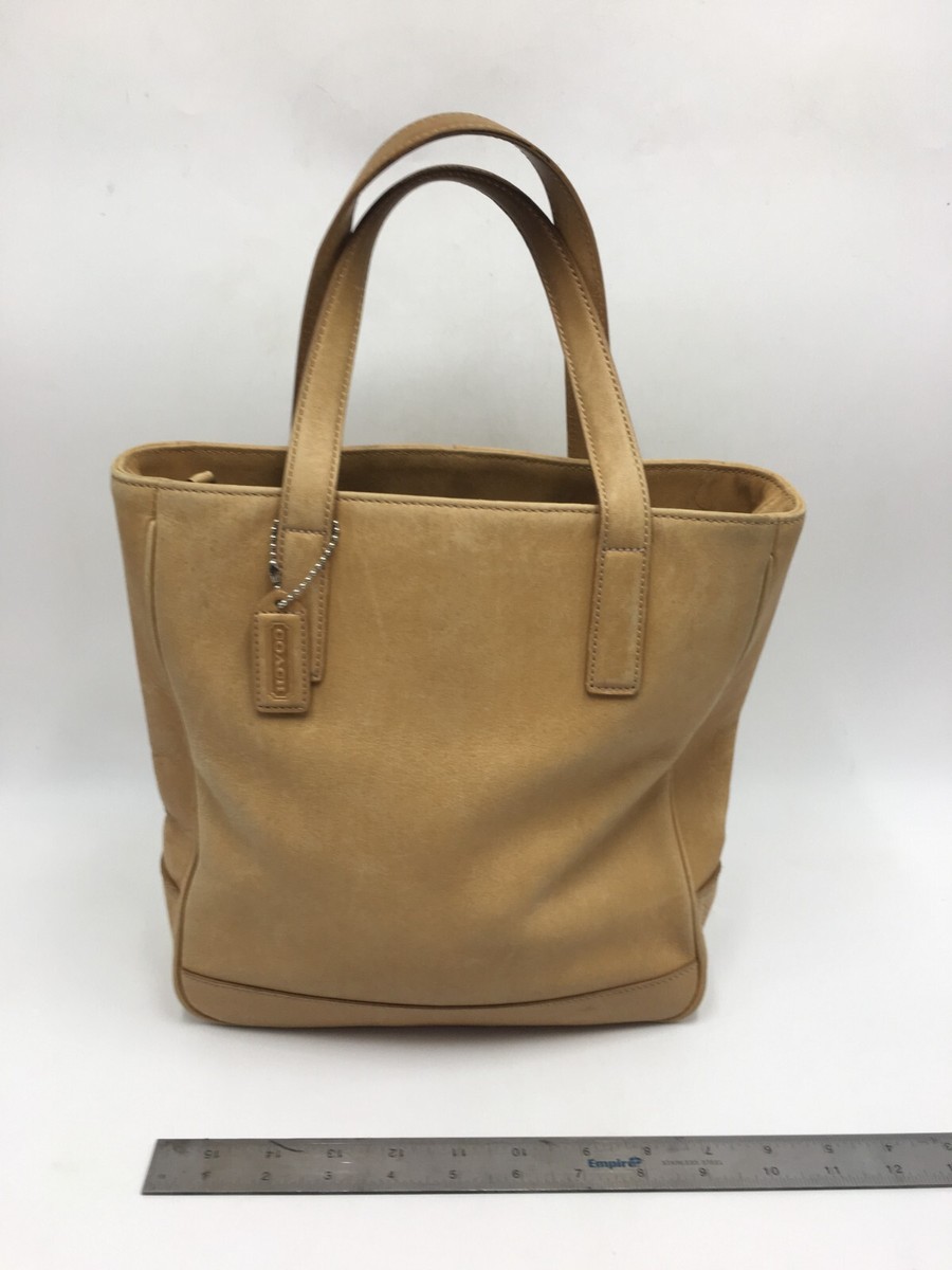 Coach Purse Vintage Hamptons Tan Leather Handbag Tote (L1S