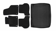 Kofferraumwanne Fußmatten Set Passend Für Seat Leon 2005-2012 Schrägheck