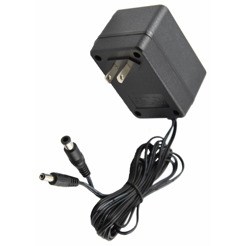 AV RCA Audio+AC Cable Power Supply Adapter Cord For Super Nintendo SNES Game Set - Image 2 of 4