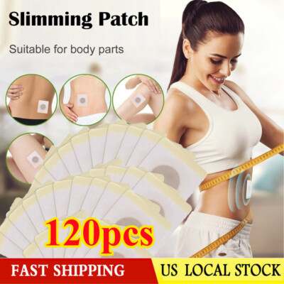 120× Slimming Patch Weight Loss Slimming Diets Pads Detox Burn Fat Adhesive USA