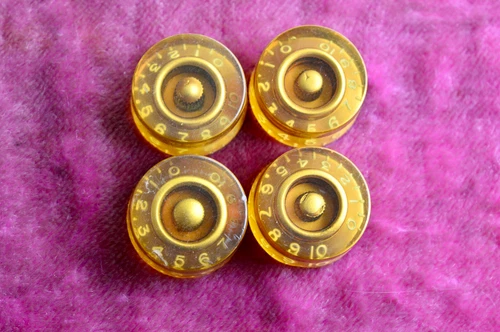 Vintage 1955 Gibson Gold Barrel Knobs Les Paul Goldtop 1954 Standard 1953 ES-175