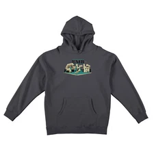 Real Skateboards Hoody EMB Pullover Charcoal