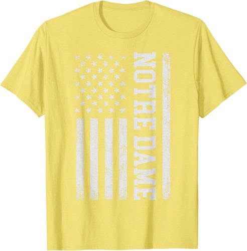 Notre Dame Indiana Us Flag Design For Men Women Girl Kid T-Shirt Hoodie - Picture 9 of 17