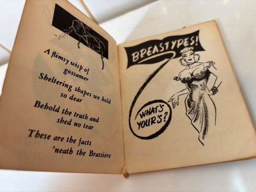 "Büste mit Humor" Die große Täuschung hinter dem Aufbau Vintage Breastype Heft - Bild 2 von 4