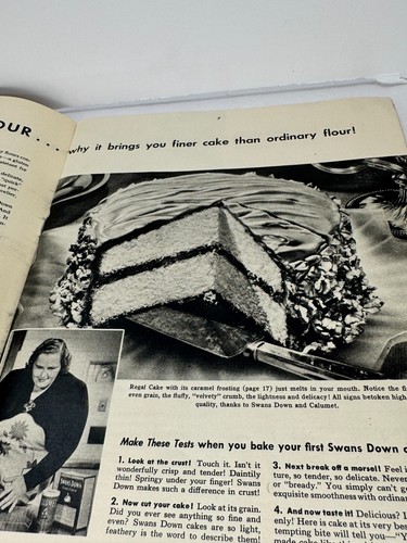 Kate Smith's Favorite Recipes Calumet Baking Powder & Swans Down Cookbook 1940 - Picture 9 of 10