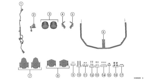 Juego de luces auxiliares LED originales Kawasaki KLR 650 2022-2025 99994-1498 - Imagen 4 de 4