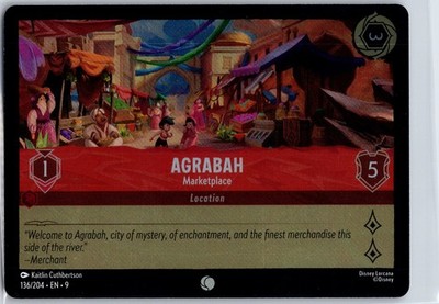 Agrabah - Marketplace Cold Foil Fabled #136/204 NM