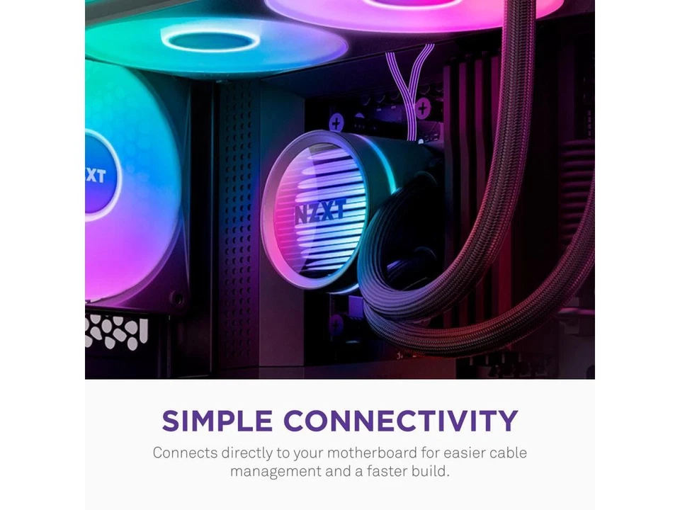 NZXT Kraken Core 360 RGB - AIO CPU Liquid Cooler - 360 mm Radiator - 360 mm - Image 4 of 4
