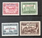 GB KGV Channel Islands JERSEY Revenue JURE JUSTICIER (1922) Mint MH 4 stamps