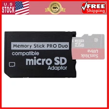 Memory Stick PRO Duo Adapter – Funturbo Micro SD to PSP/Card Converter