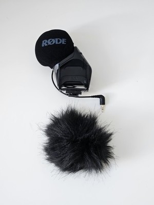 Rode Stereo VideoMic Pro Mikrofon Stereomikrofon digitale Kameras mit Fellschutz