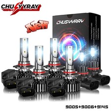 Fit Toyota Corolla Sedan 4-door 1.8l 2005-2008 Led Headlightfog Light Bulbs Kit