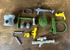 Vintage TMNT  Accessories Lot Teenage Mutant Ninja Turtles Playmates Bundle