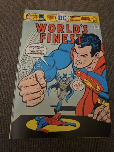 World's Finest DC Comics #236 1976 Superman Batman Atom Comic Book Vintage RARE!