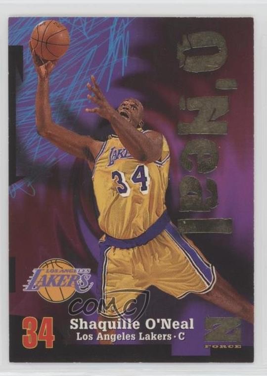 1998 NBA Wrapper Rebound Prizes Shaquille O'Neal (Z-Force) #2 HOF 07i7