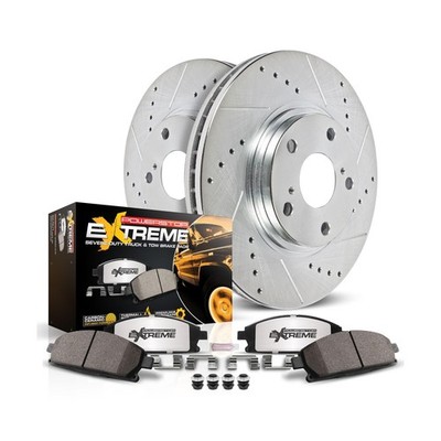 Power Stop Front Brake Kit For 2018 2019 2020 2021 2022 2023 2024 Jeep Wrangl...