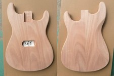 Unfinished Mahogany Electric Guitar Body Wood DIY ST Style H BODY