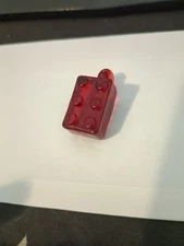 Hand Crafted glass Lego brick pendant, Fits Any Lego Pieces! Eran Park Illego