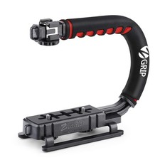 Handheld Camera Stabilizer Grip with Cold Shoe