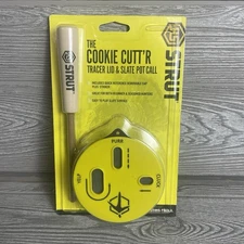 HS Strut The Cookie Cutt’r Tracer Lid and Slate Pot Call Turkey Call W/ Striker