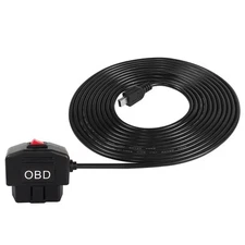 XMSJSIY OBD Power Cable for Dash Cam,Mini USB OBD2 Adapter... 