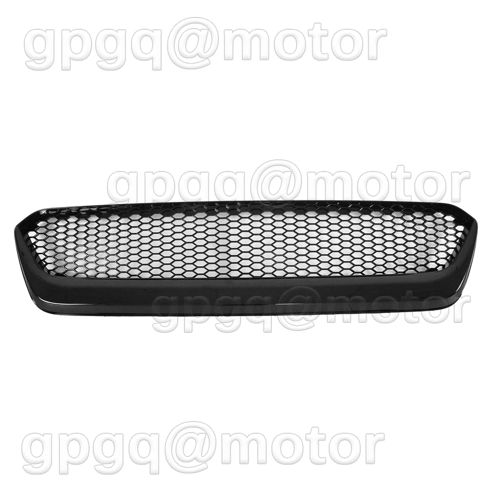 Parrilla de malla superior para parachoques delantero para Subaru WRX STI 2015-2017 negro brillante Foto 2 de 4