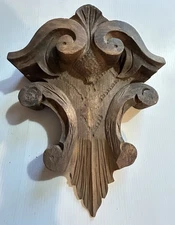 ANTIQUE PEDIMENT OR FURNITURE CENTER PIECE MOLDING. USA