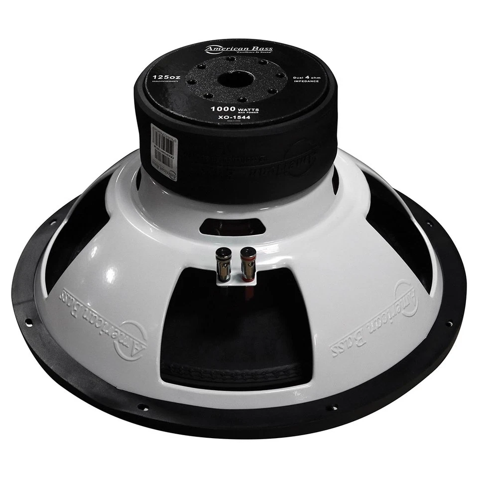 (2) AMERICAN BASS XO 15” DUAL 4-OHM CAR AUDIO SUBWOOFERS SUBS SUBWOOFER (1 PAIR) - Image 3 of 3