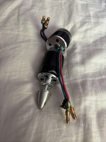 RC Airplane RC Car Electric Brushless Motor Preowned Black - Picture 3 of 5