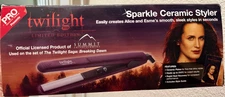 Twilight Limited Edition Collector Edition Sparkle Ceramic Flat Iron-NEW