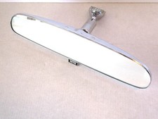 Chome Universal Day / Night Rear View Mirror Winshield Mount Chevy Ford Mopar
