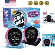 The Ultimate Water Skip Balls, Water Bouncing Ball for Swimming Pool, Beach T...