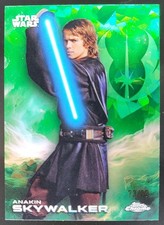 2025 Topps Chrome Star Wars Sapphire Anakin Skywalker Green /99 #3 MS2