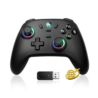 ECHTPower PC Wireless Controller 1000Hz Polling RGB Hall Joystick Turbo