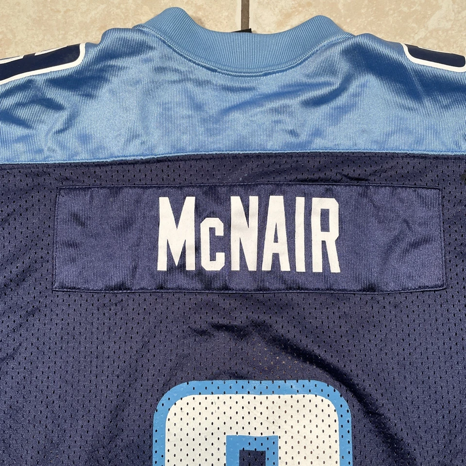 Camiseta De Colección Steve McNair Juvenil Mediana Tennessee Titans NFL Nike #9 Engrasadores Foto 3 de 4