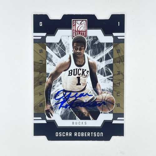 2009-10 Donruss Elite Die Cut Status Gold Autographs Oscar Robertson /24 #145 - Picture 1 of 2