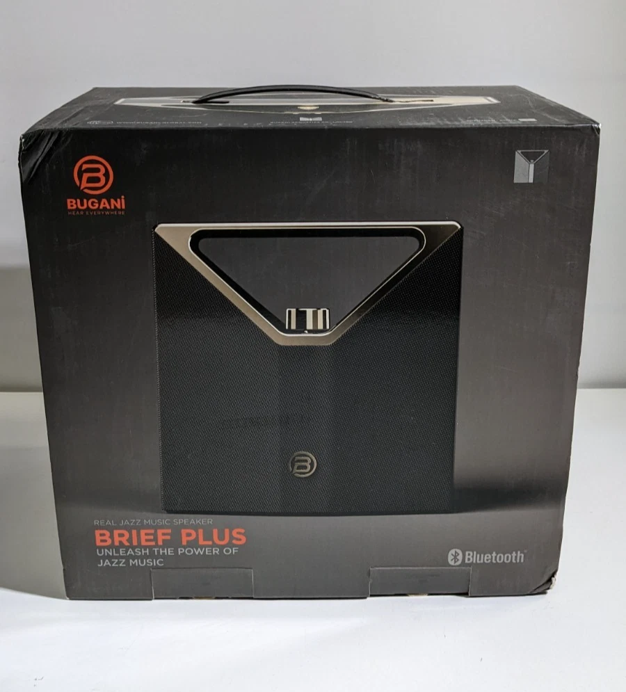 BUGANI Brief Plus (BS12304) 80W Bluetooth Speaker Portable- Gold
