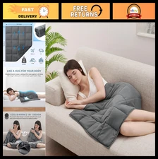 5lb Weighted Lap Blanket for Adults - Portable Cooling Relaxation Blanket, Washa