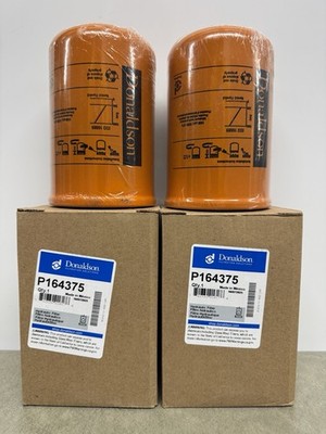 2 Donaldson P164375 Hydraulic Filters Spin-On Duramax Synteq XP
