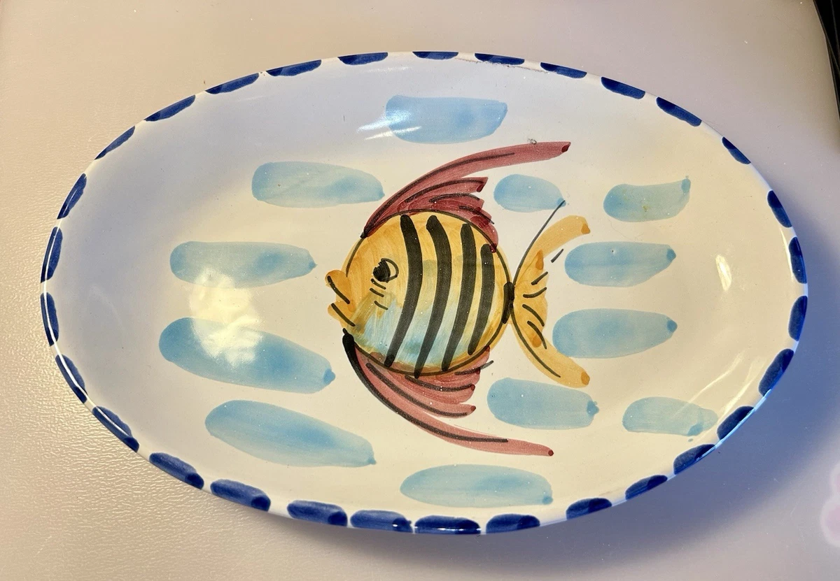 Vietri Fish Plate for sale | eBay