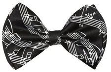 Pre-tied Bow Tie in Coool Brand Gift Box- Music Sheet 