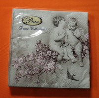 20 Servietten Engel Romantisch VöGel Blumen 1 Packung Ovp E Paw Putten Angel